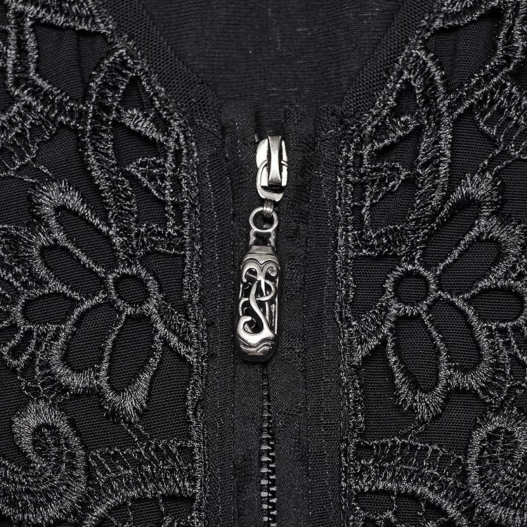 Out Hollow Black Shirt
