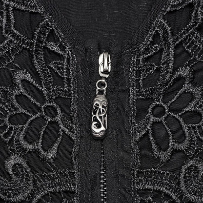 Out Hollow Black Shirt