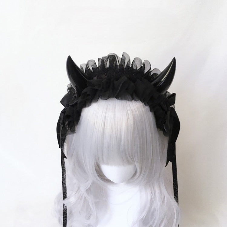 4 options de bandeaux en dentelle Corne de Diable