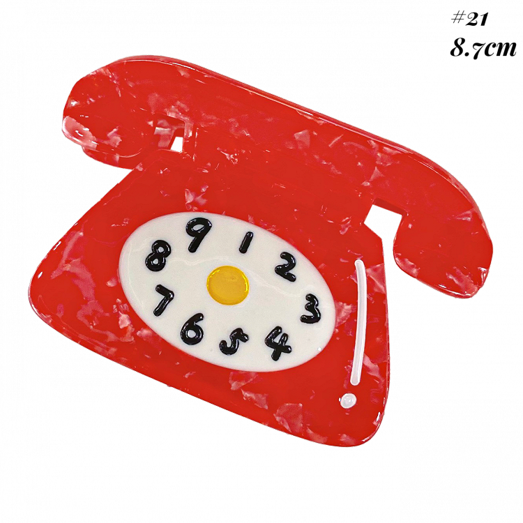 Western Town Life Inspired Hair Claw Clip