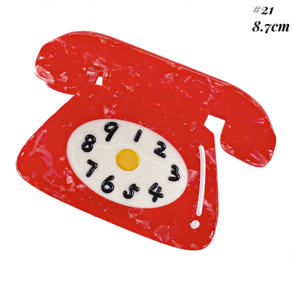 Western Town Life Inspired Hair Claw Clip