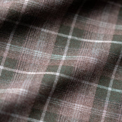 Tie Vintage Style Plaid with Dark Green Skirt Preppy Waist Tonal High Overall