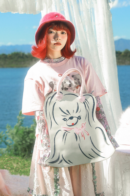 クマペンギンコラージュヴィンテージTシャツ