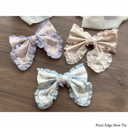 Picot Edge Bow Tie - Miss Point