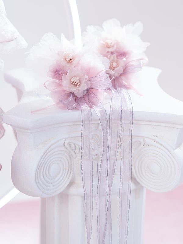 Haarspange Floral Pink-Lila