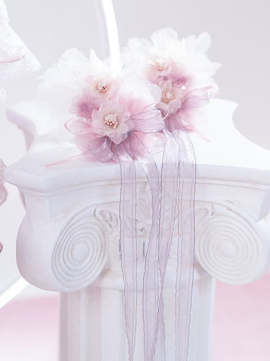 Hairclip Floral Pink-Purple