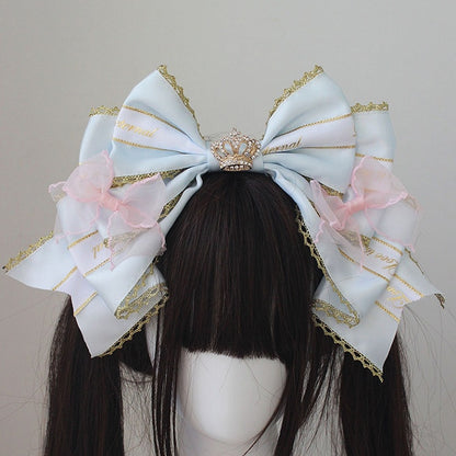 Crown Decorated Bowknot KC