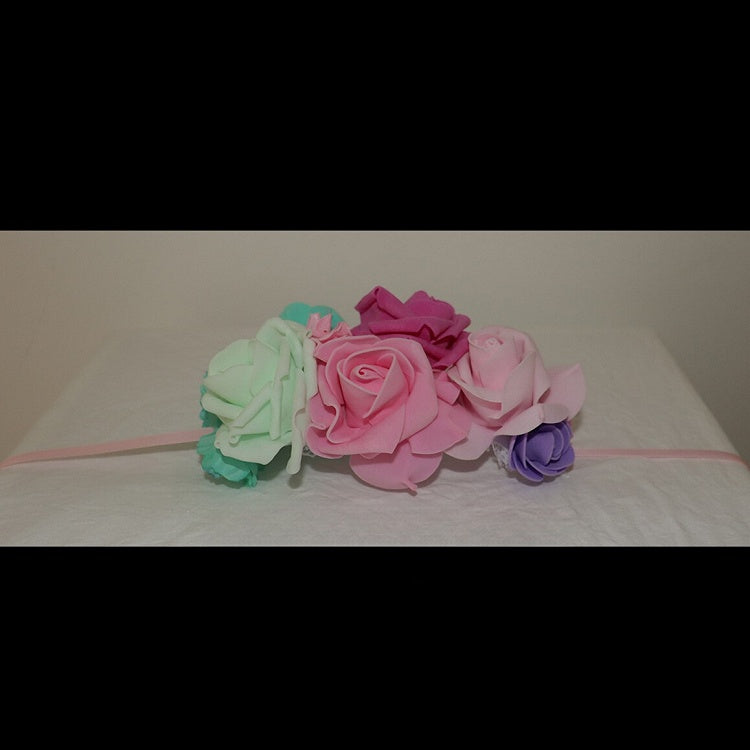 Colorful Hairband Floral Design