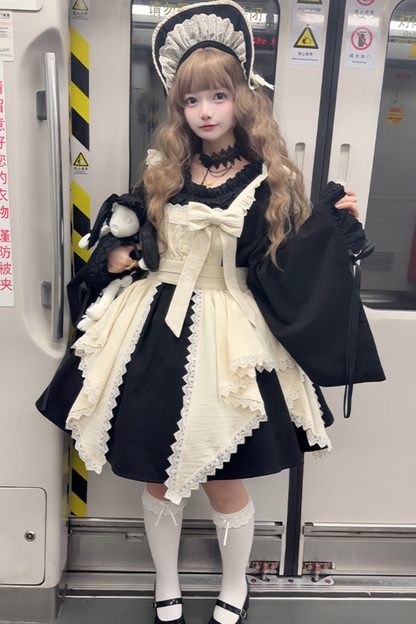 Apron Dress + Lolita Doll Gothic