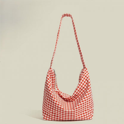 2 Bag Crossbody Canvas Plaid Colors