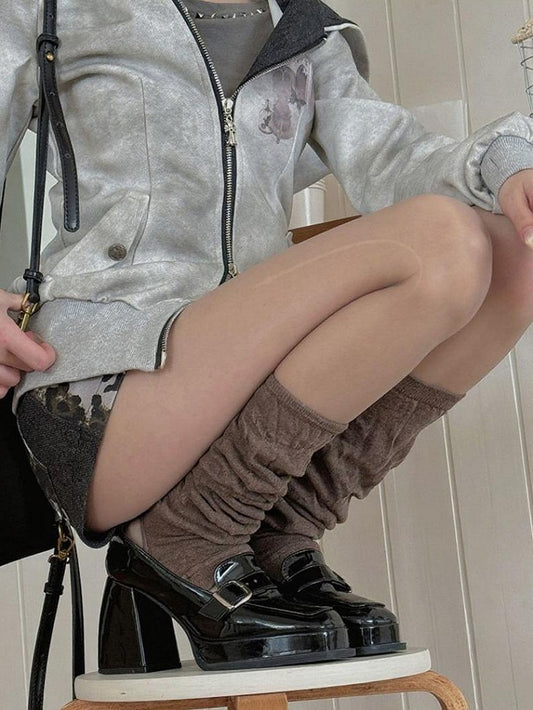 5 Color Options Maillard Palettes Thin Stacked Leg Warmers