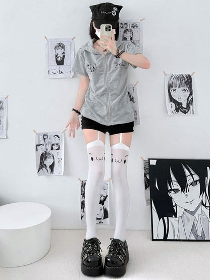 Print Suspender - Expression Colors 2 Tights Anime