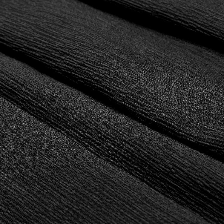Black Men's Simple Rococo Long Cloak