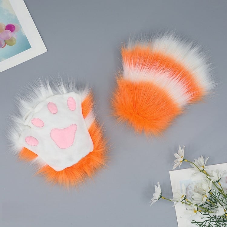 Paw 7 Colors Cute Kitty Gloves Lolita Plush