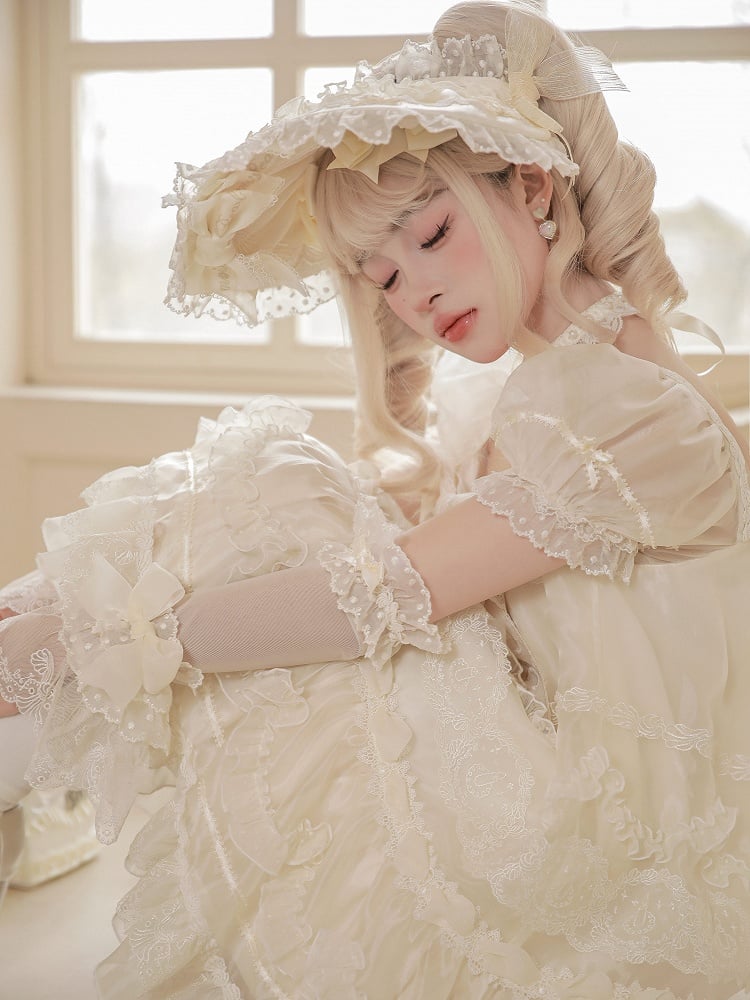 Creamy Bonnet Lolita
