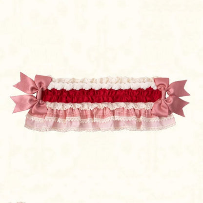 Hairband Pink Blue / Bowknot Mint Yellow
