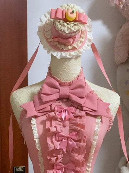 Pink Hat Cuffs / Mini Wrist