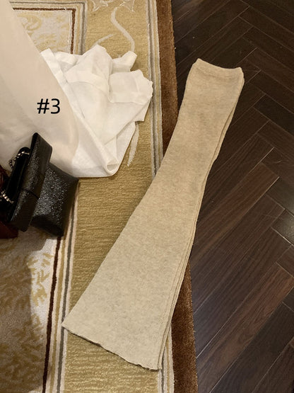 Y2Kニットオーバーニーレッグウォーマー