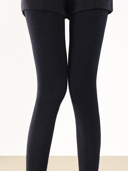 Ribbed Thermal Tights 4-Color