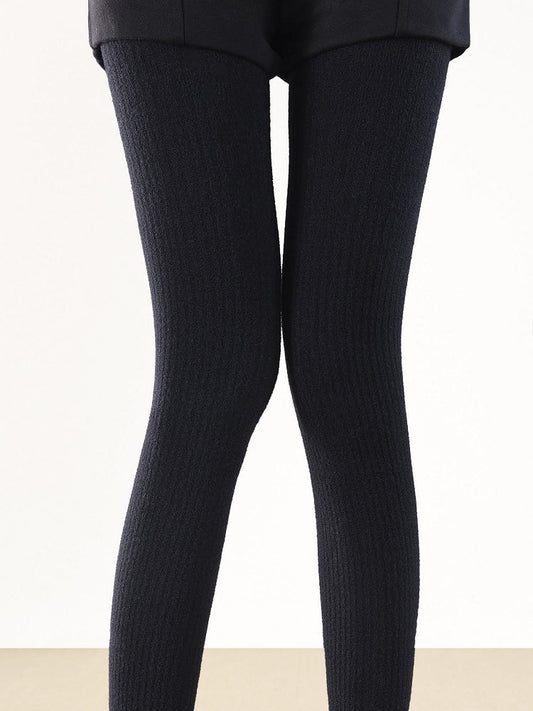 Ribbed Thermal Tights 4-Color