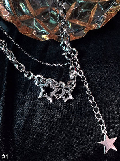 Silver Star Pendant Necklace - Kiwi Store