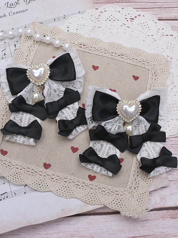 9 Color Hairclip Large Kei Options Bowknot Jirai