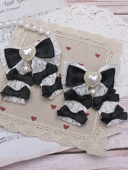 9 Color Hairclip Large Kei Options Bowknot Jirai