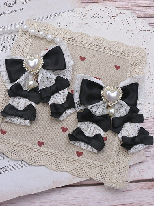 9 Color Hairclip Large Kei Options Bowknot Jirai