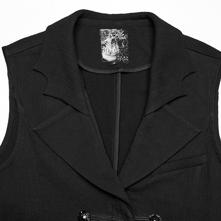 Night Dark Vest Men's Vampire Black