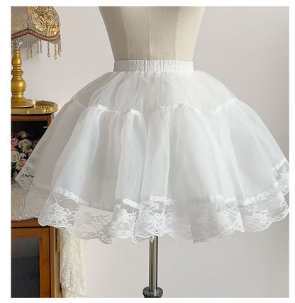 White Petticoat in 35cm, 45cm, or 55cm - With PUJI