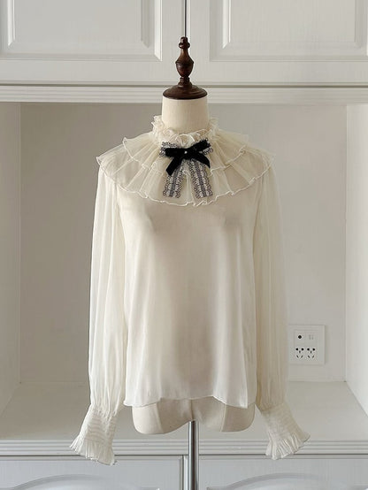 クラシックなJSK、エレガントなレイヤードフルチュール、スリムボディス、ジャカードヘム、ホワイトロリータ、ブラックフィット、フローラルセット