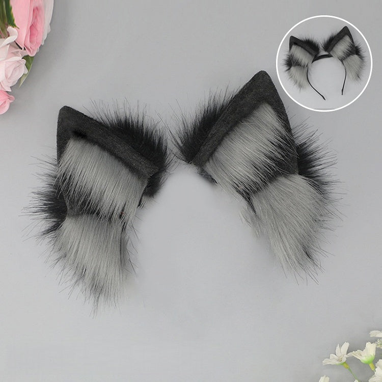 Colors Waggling 4 Covers Wolf Ear Faux Fur