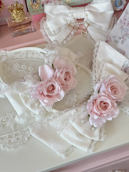 2 Options Design Charm Beaded Floral KC Bowknot