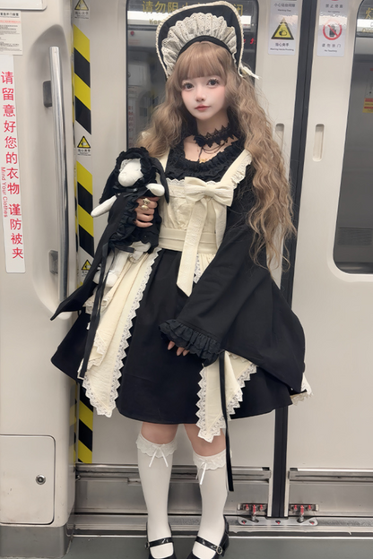 Apron Dress + Lolita Doll Gothic