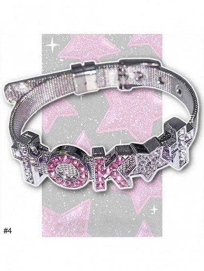 Silver Rhinestone Bracelet - Kiwi Store