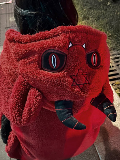 レッドデビル ゴシック ウィンター プラッシュ パジャマ ナイトガウン