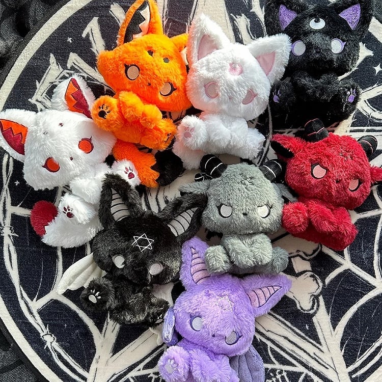 Purple Gothic Bat Plushie