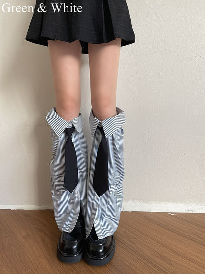 Design 4 Sleeves Options Leg Shirt-shaped Pattern Color Navy Striped