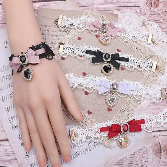Options Lace Kei Jirai 8 Color Bracelet Bowknot