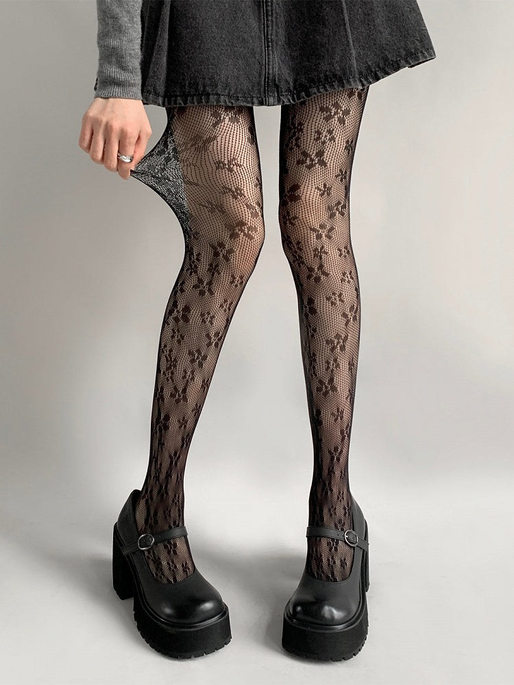 Pattern Colors Tights Lace Floral 4