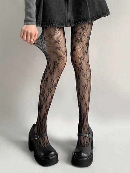 Pattern Colors Tights Lace Floral 4