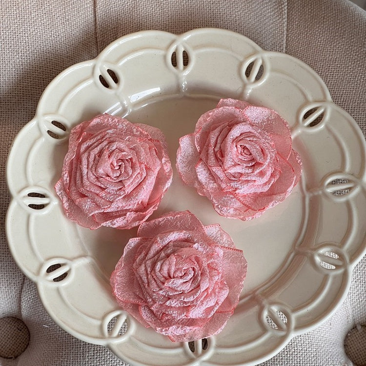 Multicolored – Color Edge 10 - Options Rose Brooch/Clip Burnt