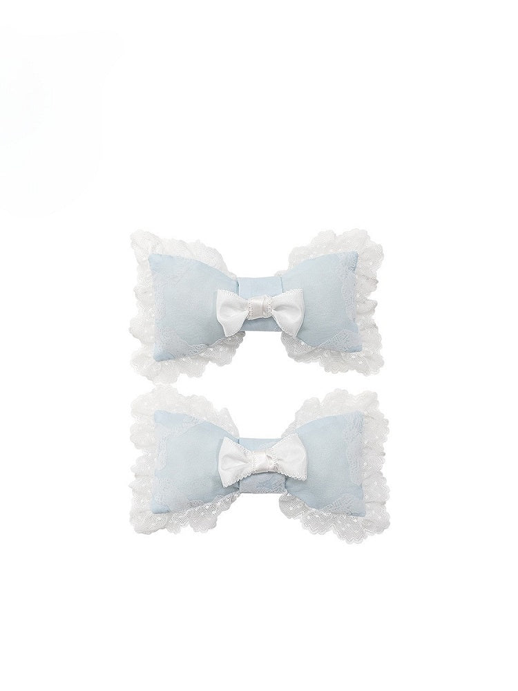 Bow Edging Options – Hairclips Lace with 4 Color Lolita Sweet