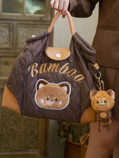 Brown Cute Red Panda Ant Plushie Key Chain