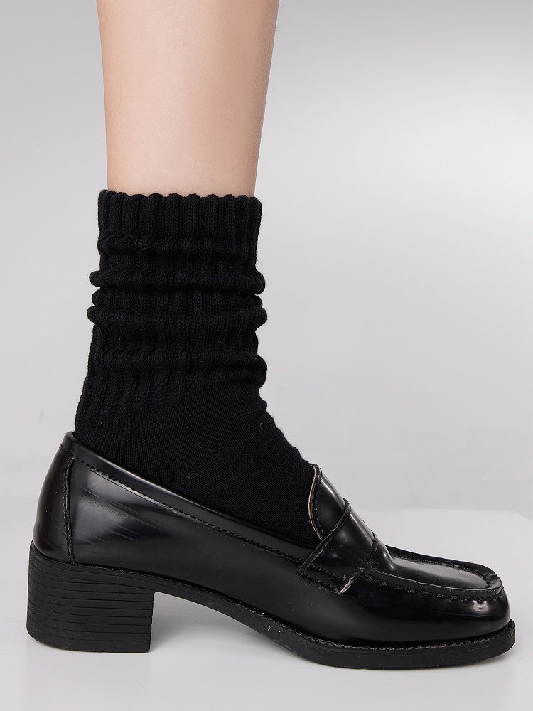 Socks 6 Colors Retro Cotton Minimalist