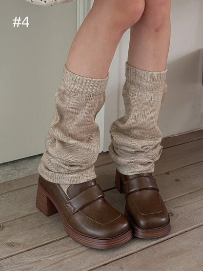 8 Options Y2K Knitted Leg Warmers