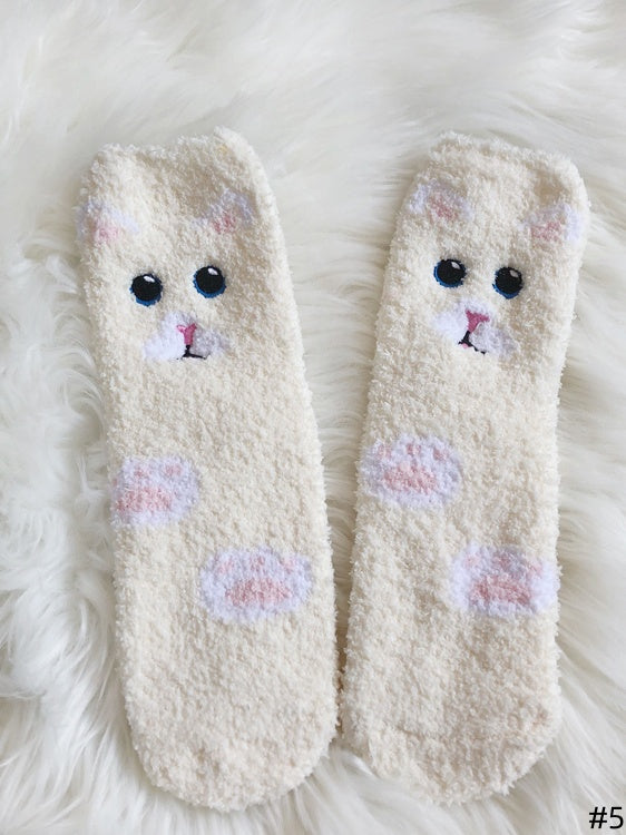 5 Options Cute Animal-Themed Warm Socks