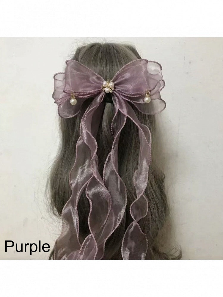 9-Color Lolita Style Hairclip Bow