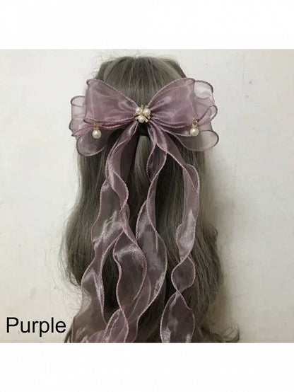 9-Color Lolita Style Hairclip Bow
