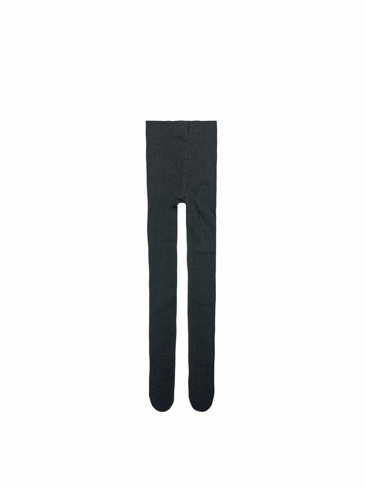 Brown/Dark Grey/Light Grey/White Cotton Winter Tights